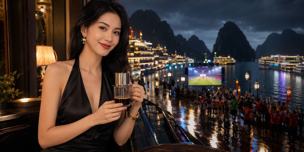 Người dùng thư giãn bên vịnh Hạ Long với trải nghiệm giải trí lành mạnh