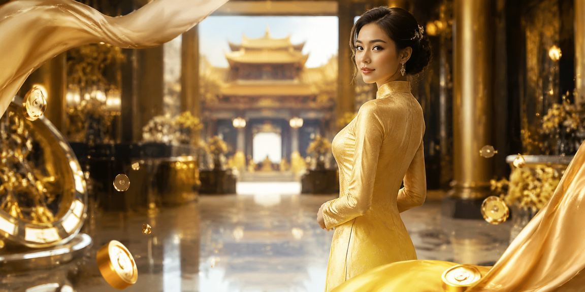 Không khí giải trí đêm tại Huế với áo dài truyền thống và màn hình điện tử